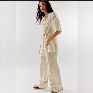 We The Free Ivory Knit Tunic